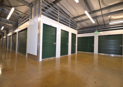 Interior heated storage units at Marymoor Self Storage Redmond WA